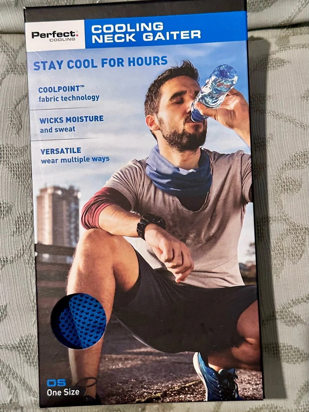 NWT Cooling Neck Gaiter - Blue - One Size